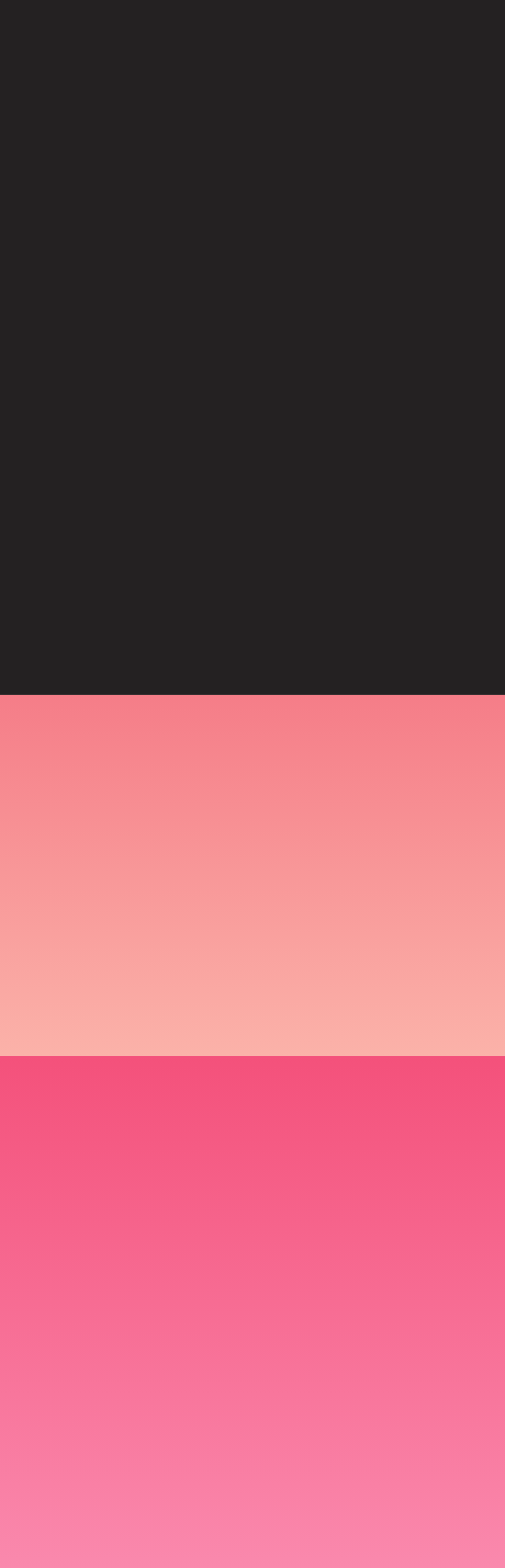 黒とピンクのグラデーション背景。ピンク色が下から上に向かって濃淡が変わり、上部は黒にフェードアウトしていくデザイン。